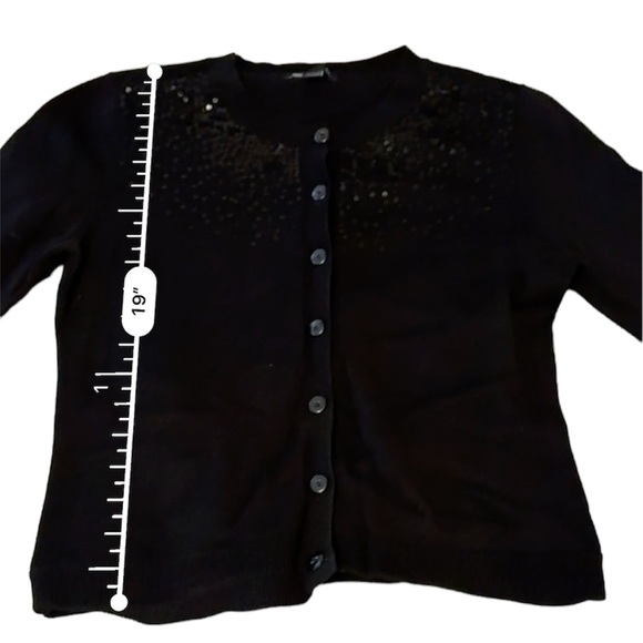 GAP long sleeves button cardigan with sequins - Picture 7 of 7